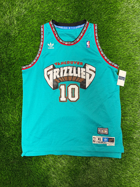 Vancouver Grizzlies Mike Bibby Adidas Hardwood Classics Jersey (XL)