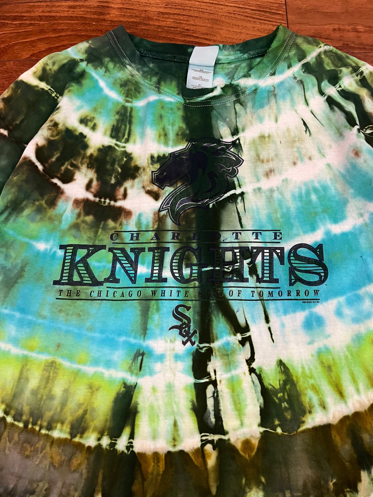 2003 Charlotte Knights Tie Dye Tee (XL)