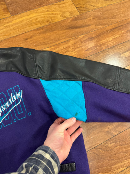 90s I.O.U Legendary Hornets Colored Vintage Jacket (L)