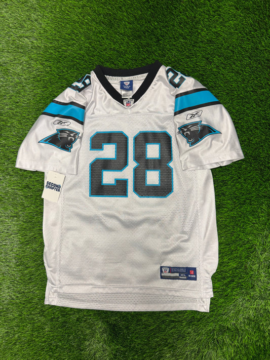 Carolina Panthers Jonathan Stewart #28 Vintage Reebok NFL Jersey (Youth XL)