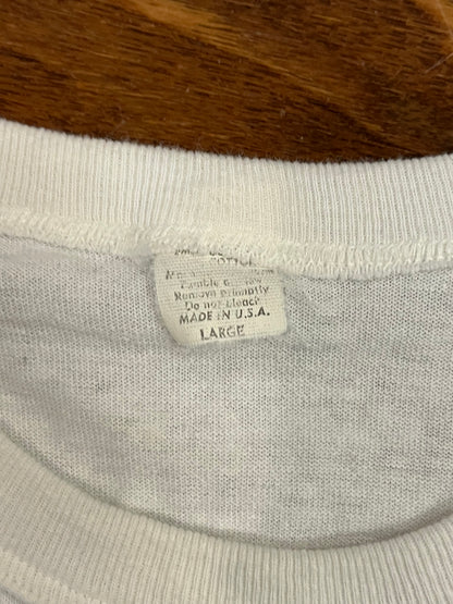 1991 Duke National Champs White Vintage Tee (L)