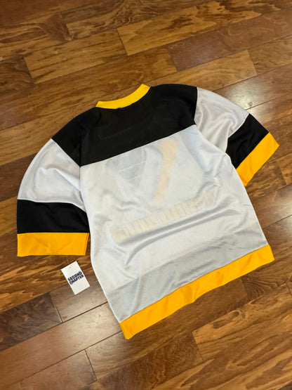90s Pittsburgh Penguins Logo Athletic 1/4th Jersey (M)