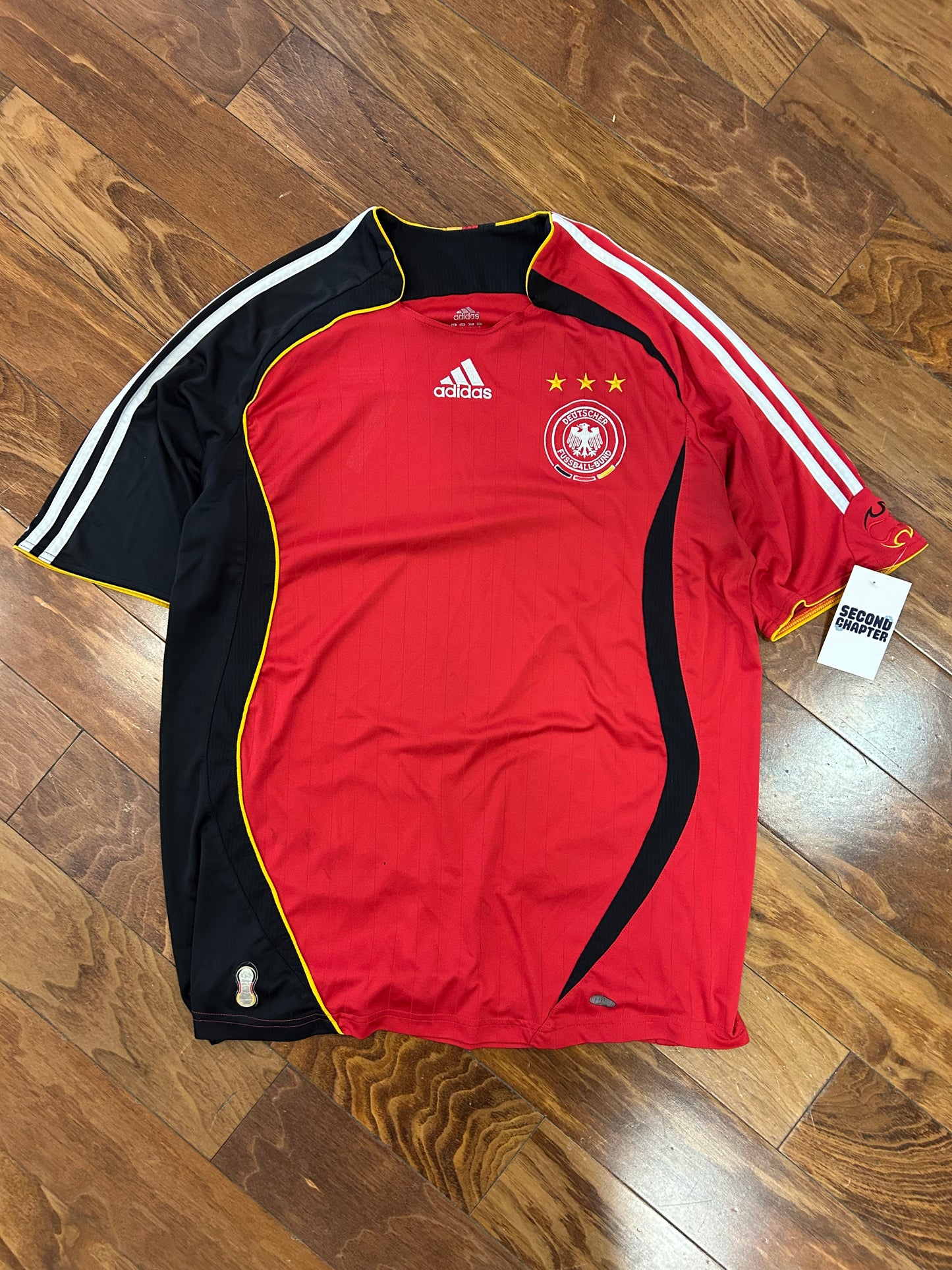 Germany Adidas Away Soccer Jersey 2006 Kit (L)