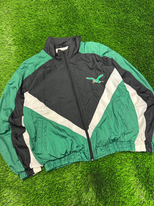 90s Philadelphia Eagles Triple Fat Goose Windbreaker (M)