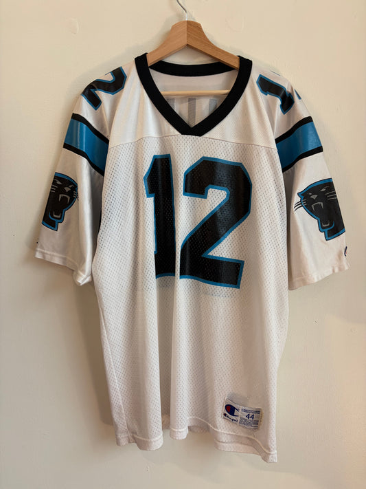 90s Carolina Panthers Kerry Collins Champion Away Jersey (M)