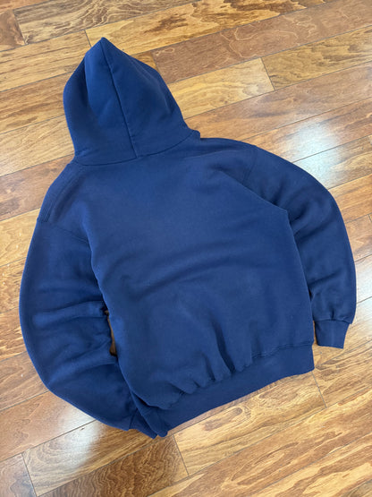 Vintage NC State University (NCSU) Wolfpack Navy Mascot Hoodie (L)