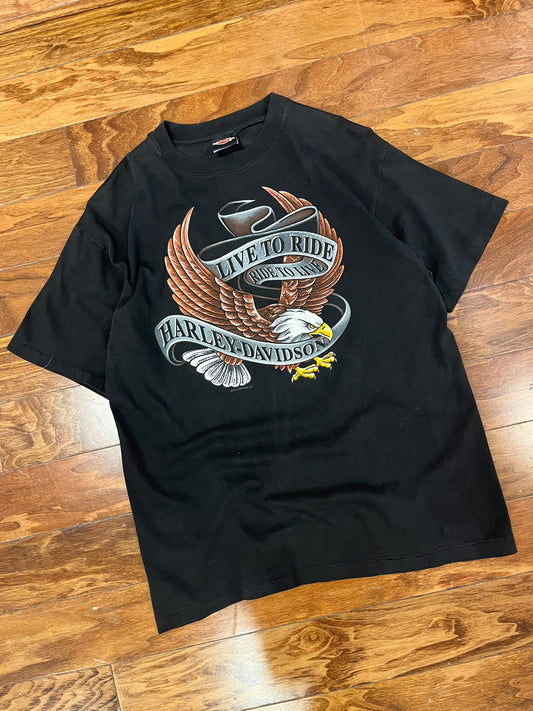 1992 Harley Davidson Michaels Santa Rosa, California Tee (L)