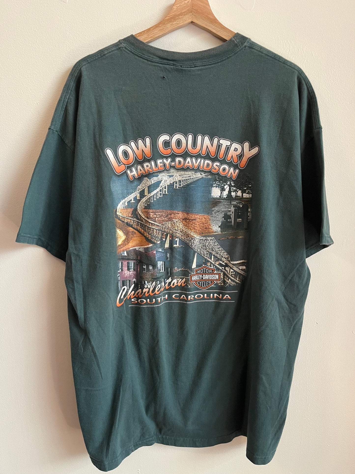 2003 Harley Davidson Motorcycles Evolution of a Legend Charleston Tee (XXL)