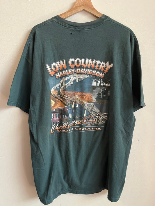 2003 Harley Davidson Motorcycles Evolution of a Legend Charleston Tee (XXL)