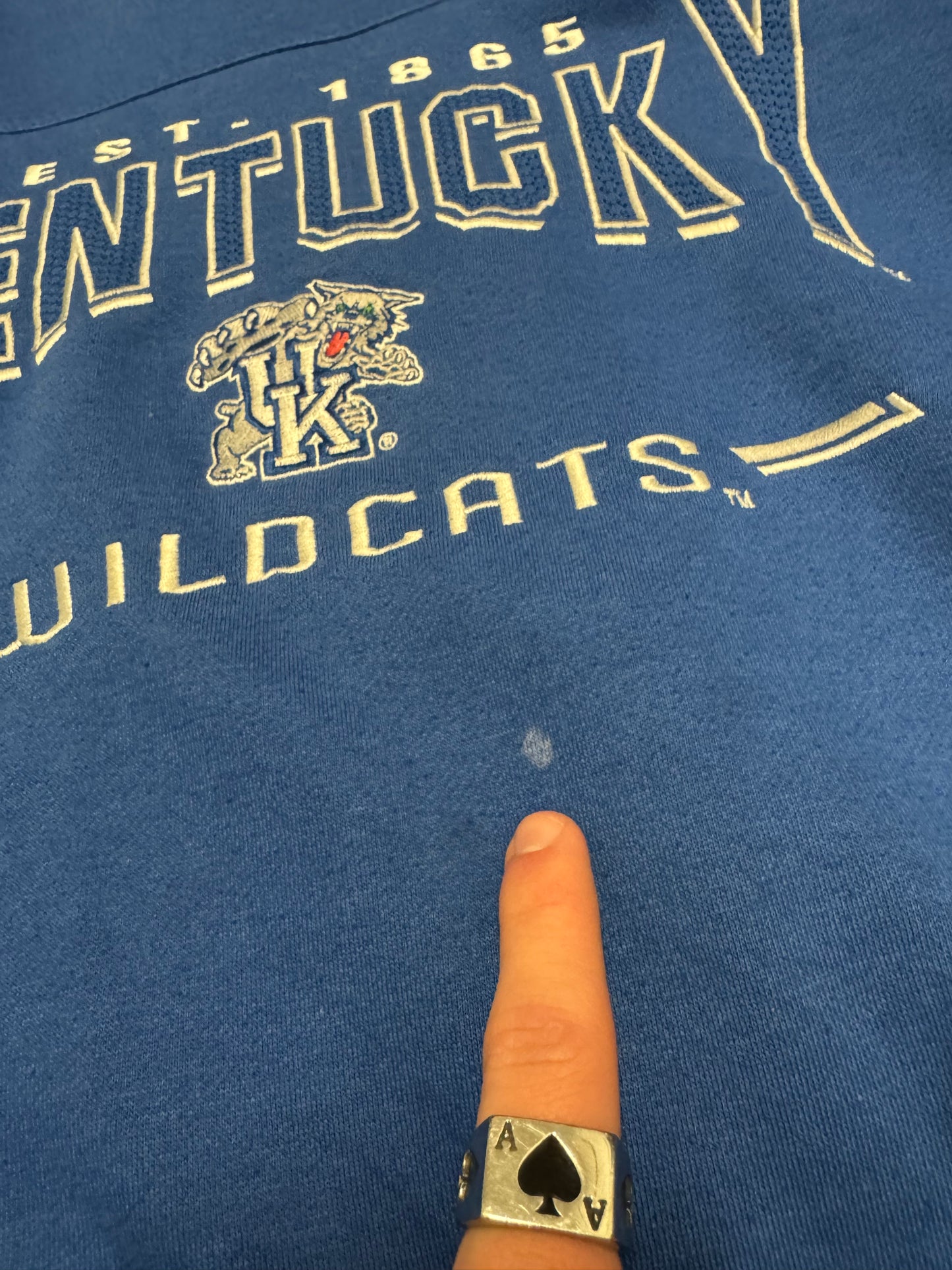 00s University of Kentucky Wildcats Lee Embroidered Vintage Crewneck (L)