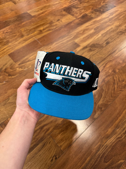 90s Carolina Panthers Logo Athletic Deadstock Vintage Sideline Hat (OS)