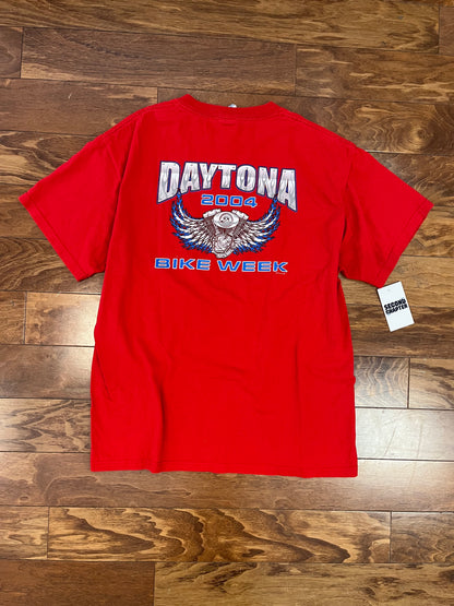 2004 Daytona Red Bike Week Tee (L)