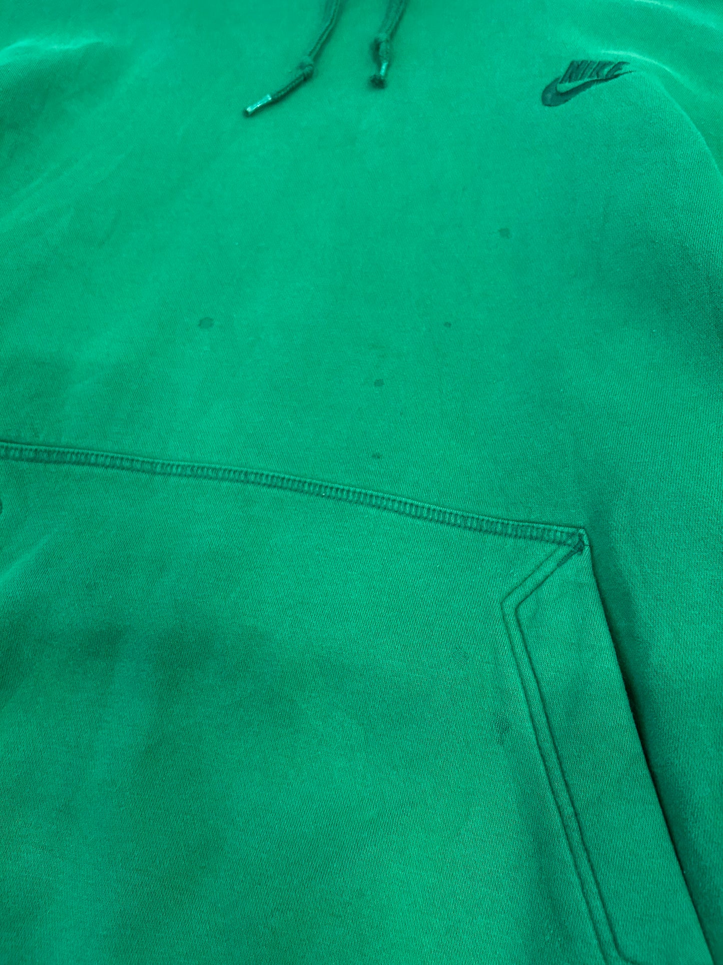 00s Nike Green Distressed Hoodie (L)