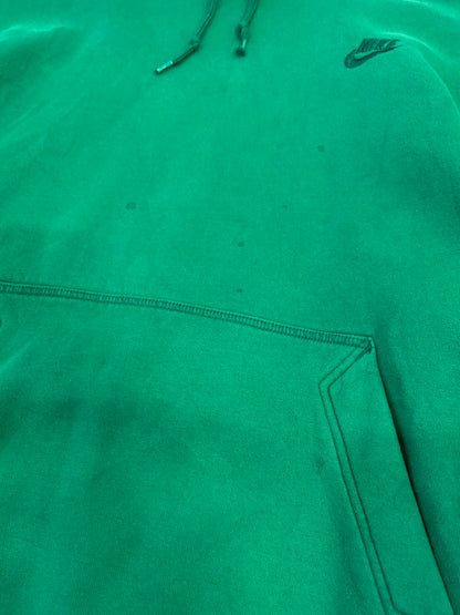 00s Nike Green Distressed Hoodie (L)