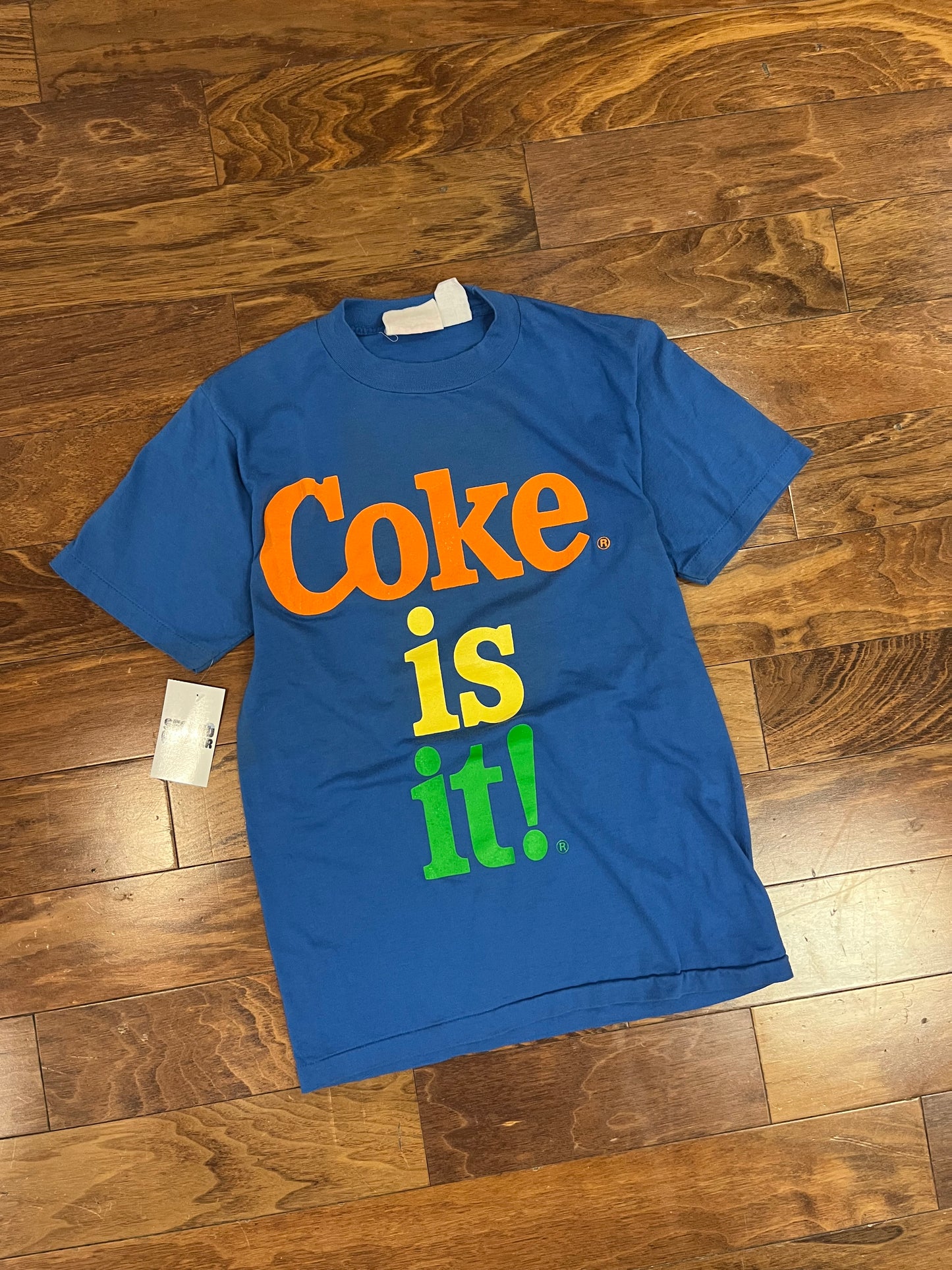 80s Coke Is It Graphic Tee (M)