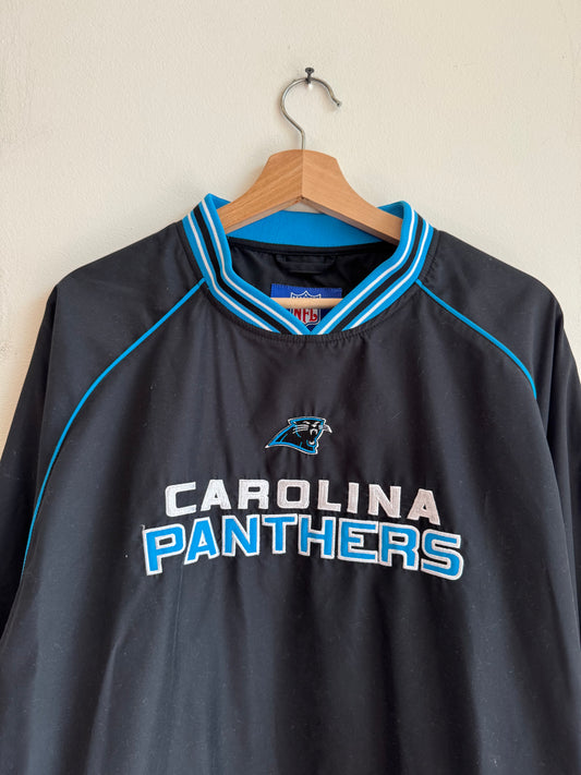 00s Carolina Panthers Reebok Spell Out Windbreaker (M)