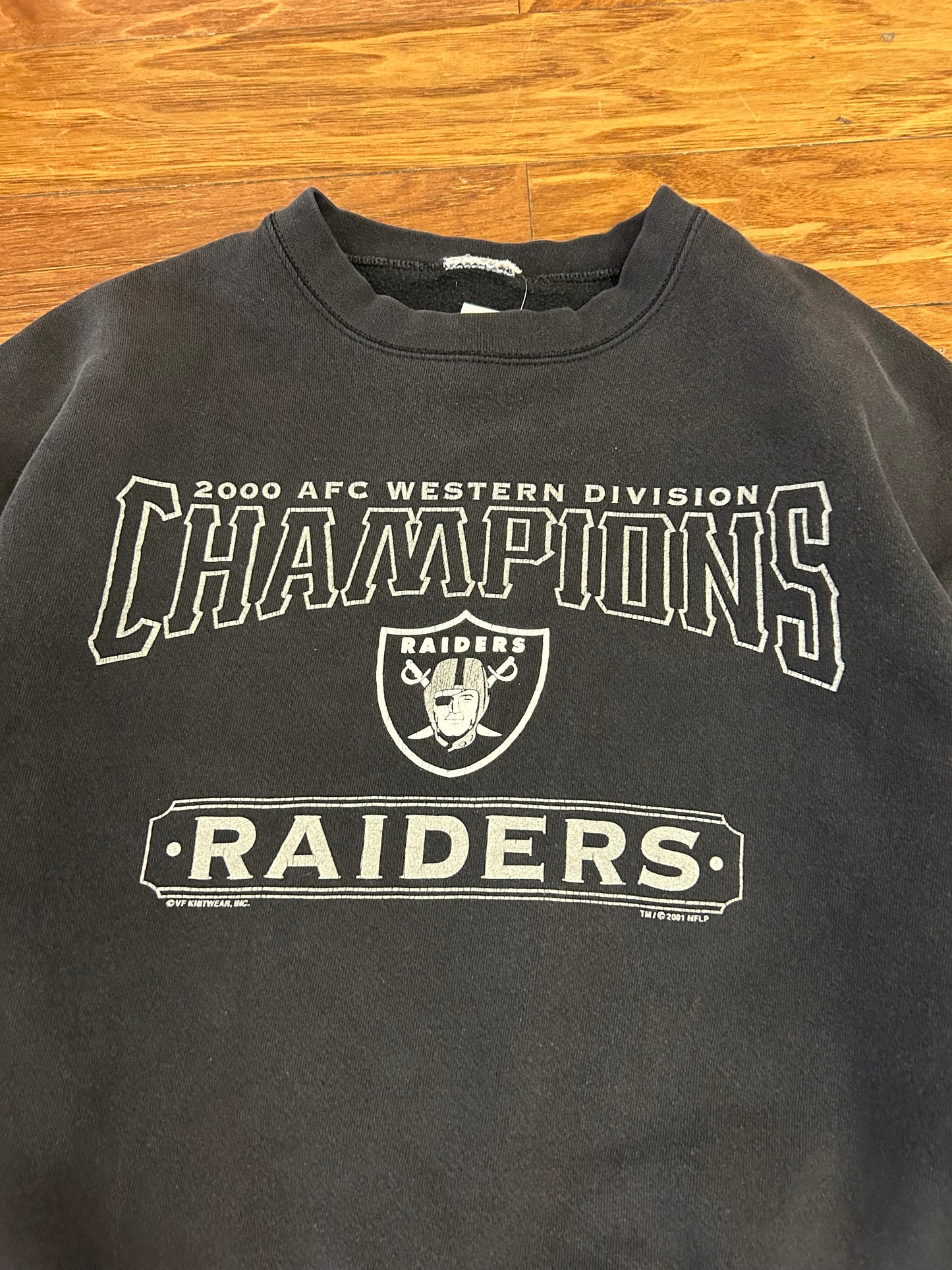 2000 Raiders AFC Division Champions Crewneck (L)