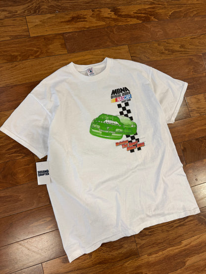 1999 MBNA Nascar Graphic White Tee (XL)