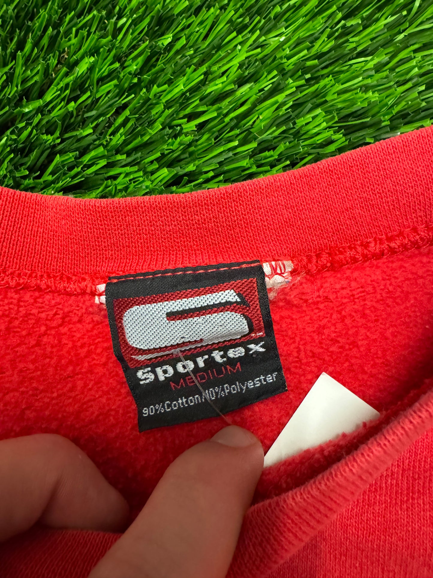 90s NC State University Wolfpack Spell Out Sportex Vintage Crewneck (M)