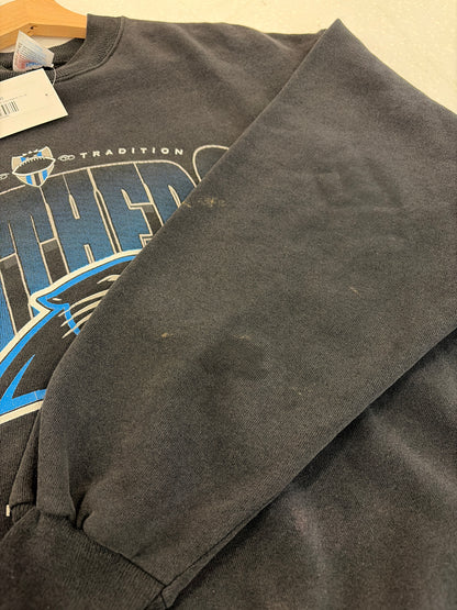 90s Carolina Panthers Football Tradition Stained Crewneck (XL)