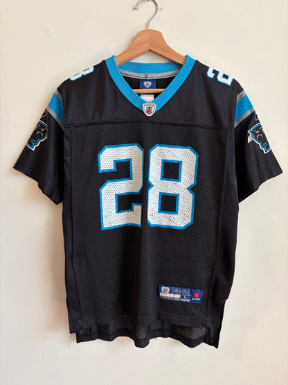 2000's Carolina Panthers Jonathan Stewart Reebok Home Jersey (Youth L)