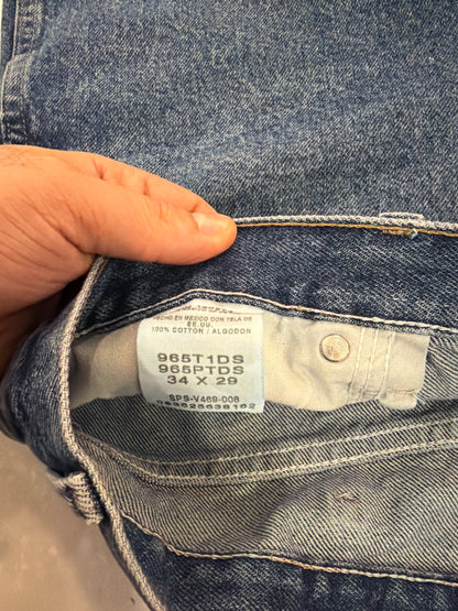 00s Wrangler Dark Blue Shorts (34)