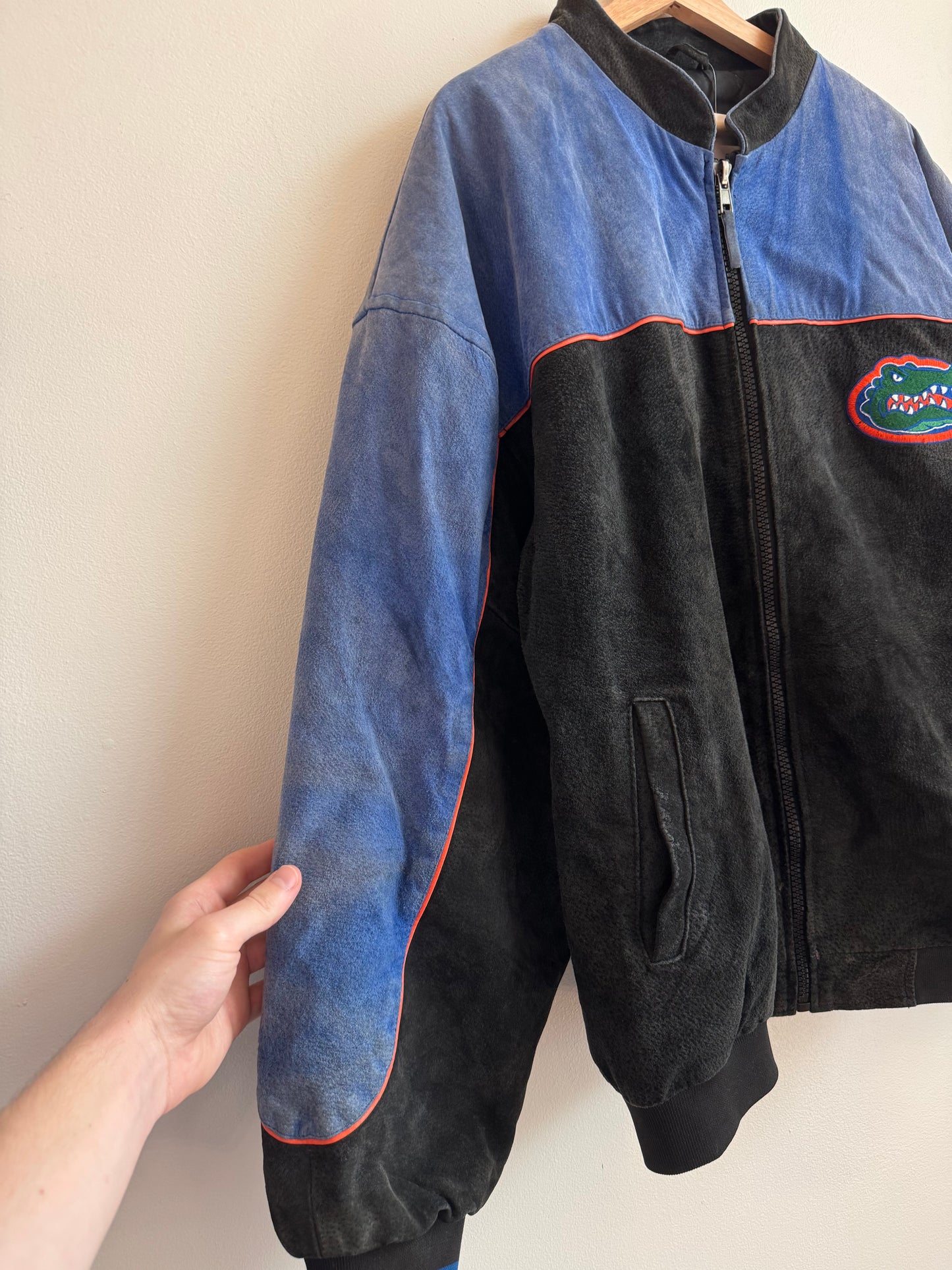 00s Florida Gators Faded Suede Jacket (XL)