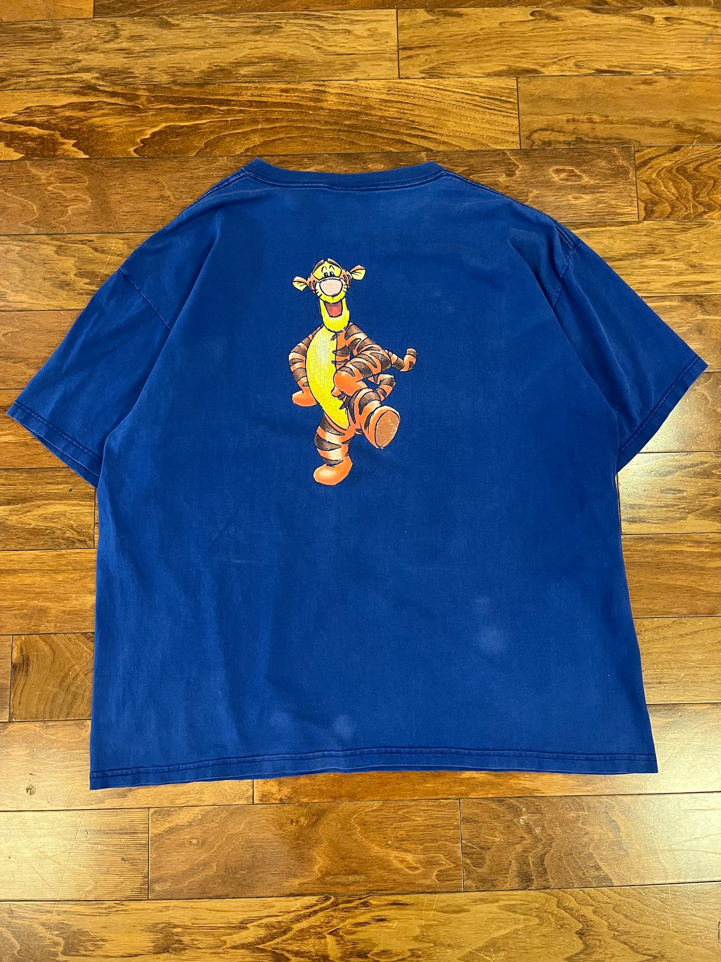 90s Tigger Blue Disney Graphic Tee (XXL)