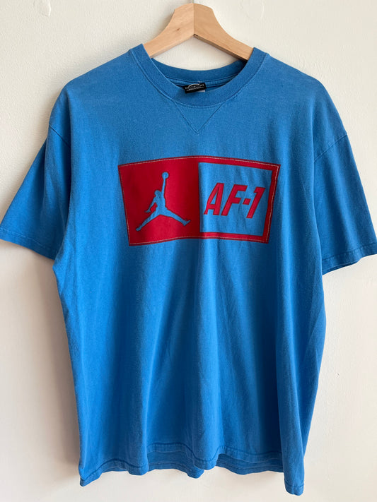 00s AF-1 Jordan Spell Out Tee (M)