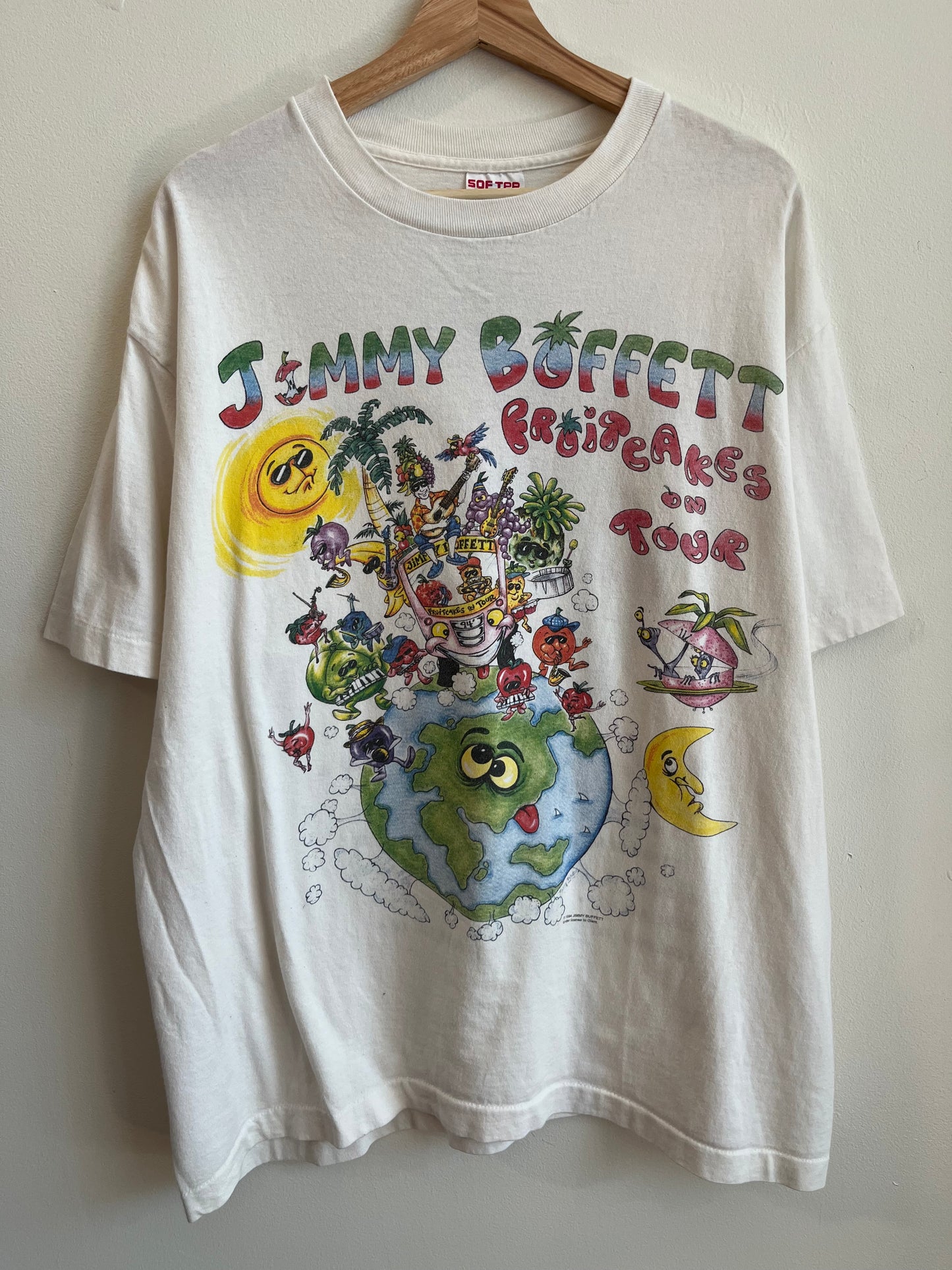 1994 Jimmy Buffet "Fruitcakes on Tour" Vintage Music Tee (XL)