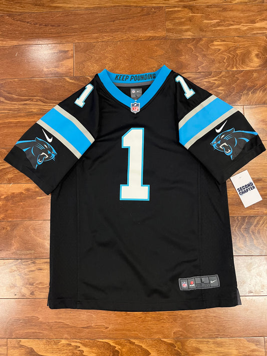 2014 Carolina Panthers Cam Newton Nike Jersey (Youth L)