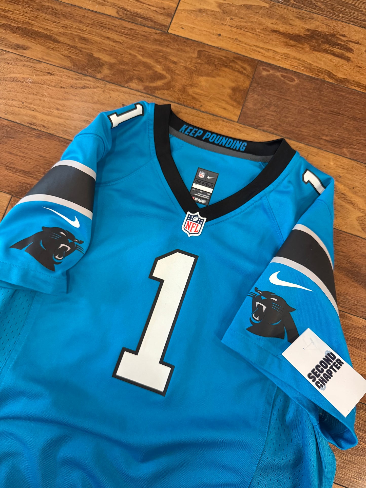 2012 Cam Newton Panthers Women's Jersey (XXL)
