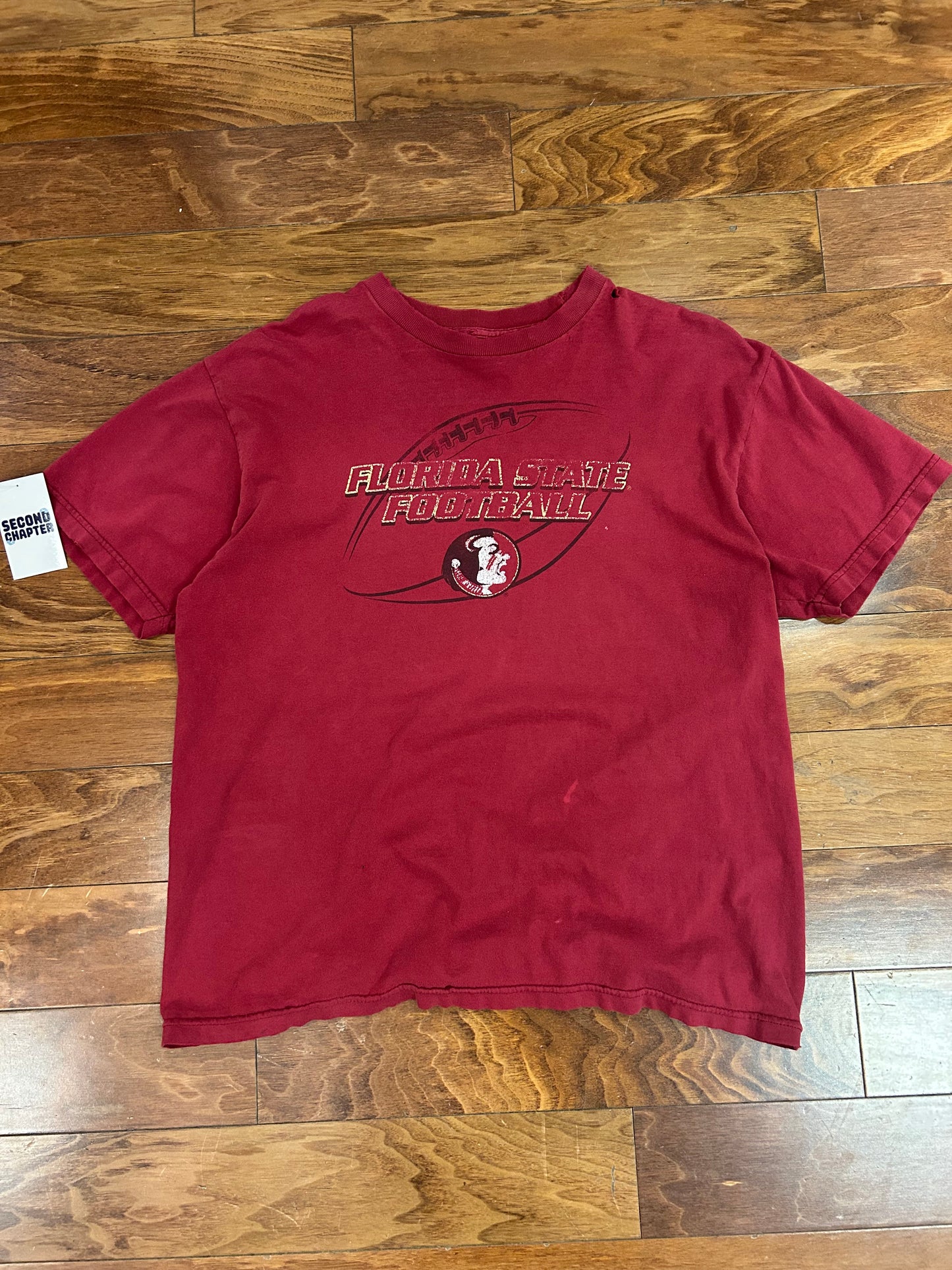 00s Florida State University (FSU) Distressed Vintage Tee (M)