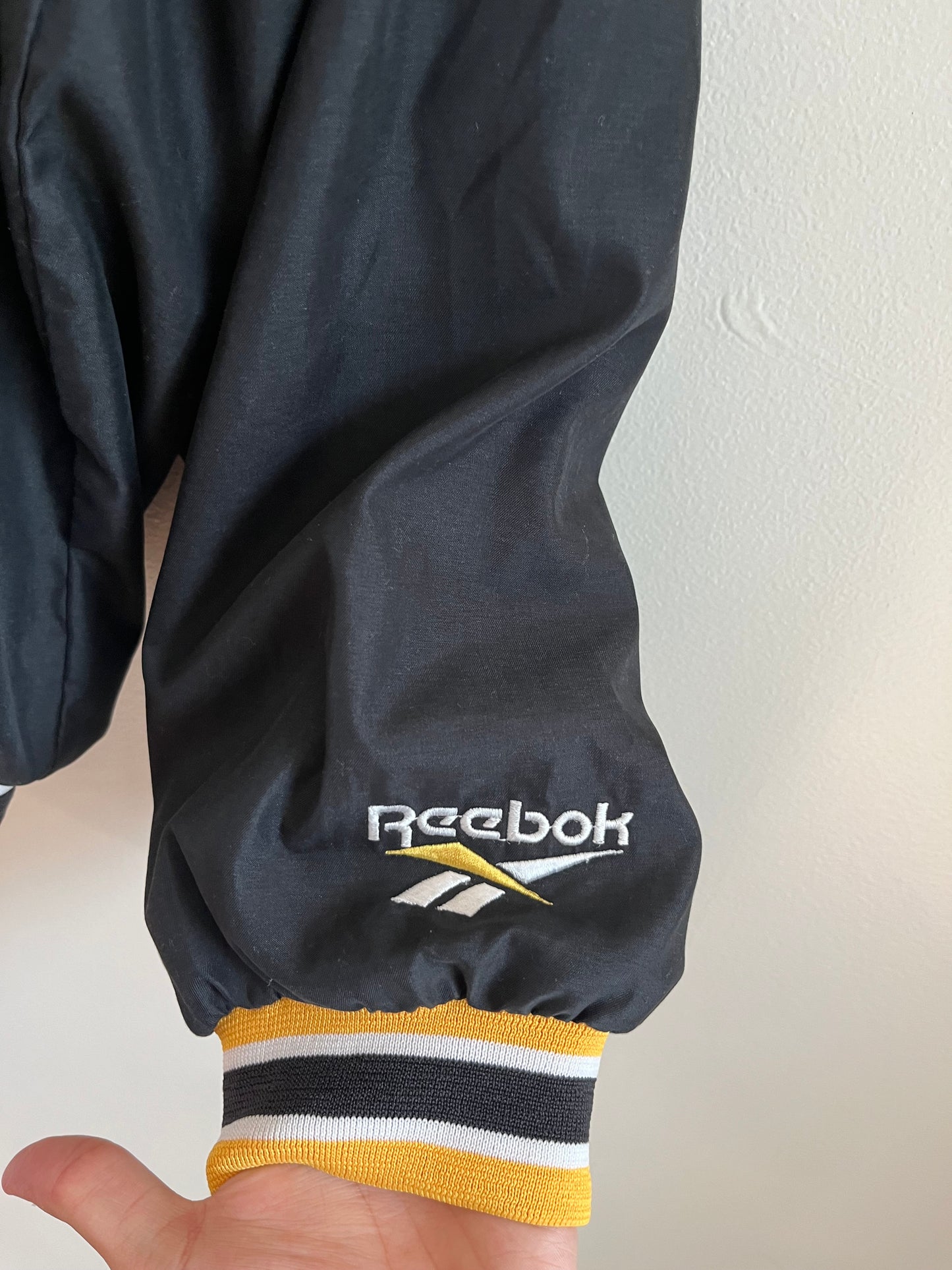 90s Pittsburgh Steelers Reebok Pullover Windbreaker (XL)