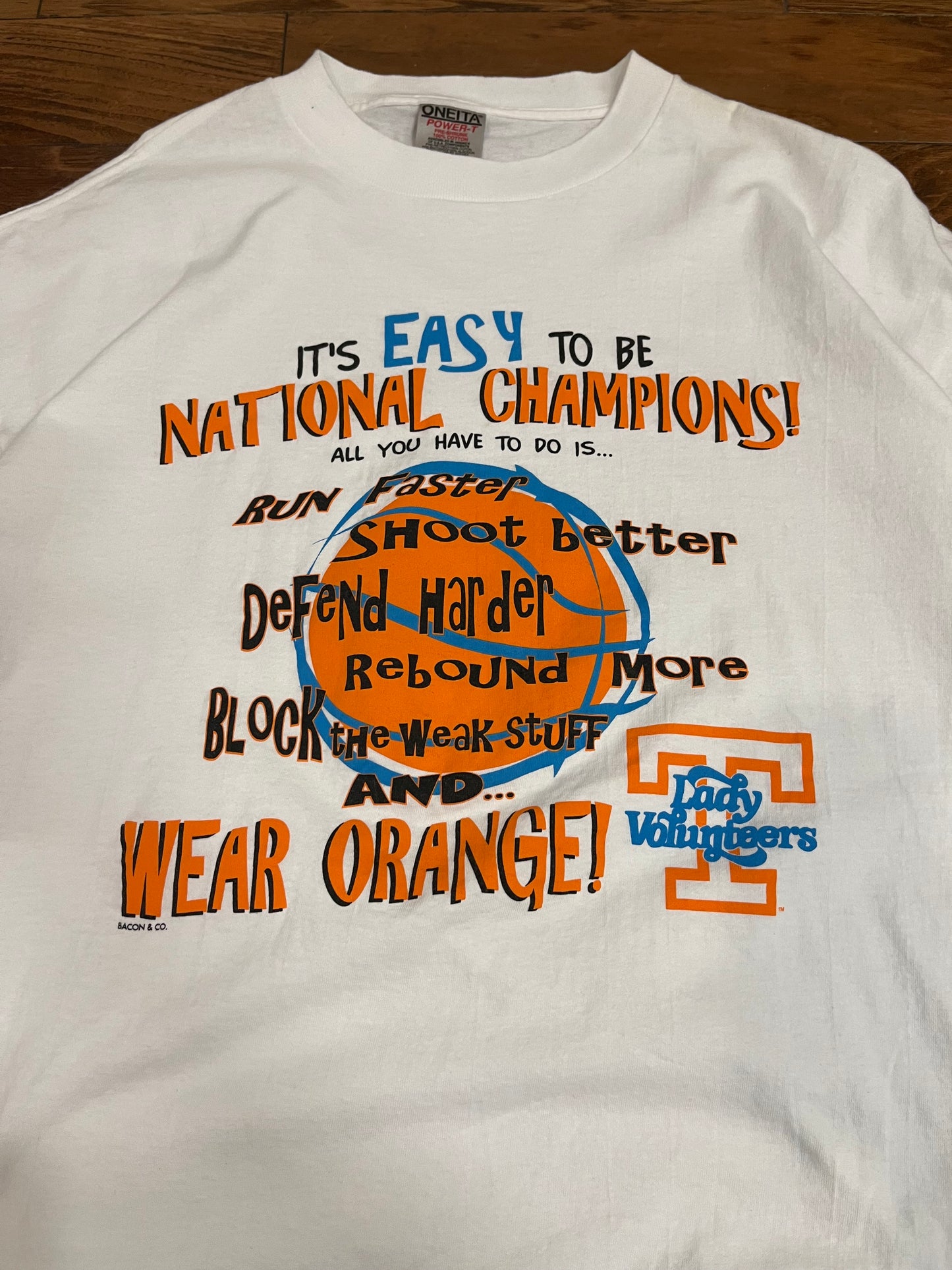 90s Tennessee Lady Vols "It's Easy" Tee (XXL)