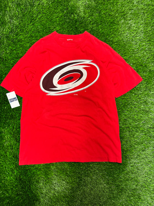 90s Carolina Hurricanes Primeau #55 Vintage Tee (XL)