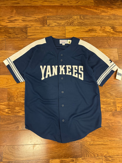 90s New York Yankees Chuck Knoblauch #11 Vintage Starter MLB Jersey (L)