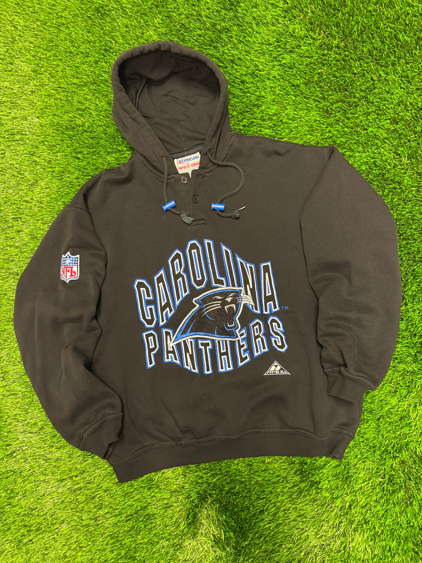 90s Carolina Panthers Apex Hoodie (L)