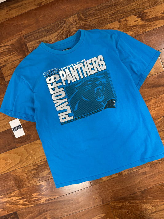 2013 Panthers Playoffs Blue Tee (XL)
