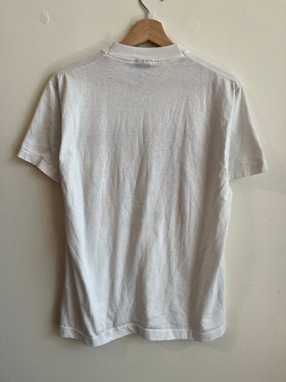 90s Charlotte Knights Minor League Baseball White/Orange Tee (L)