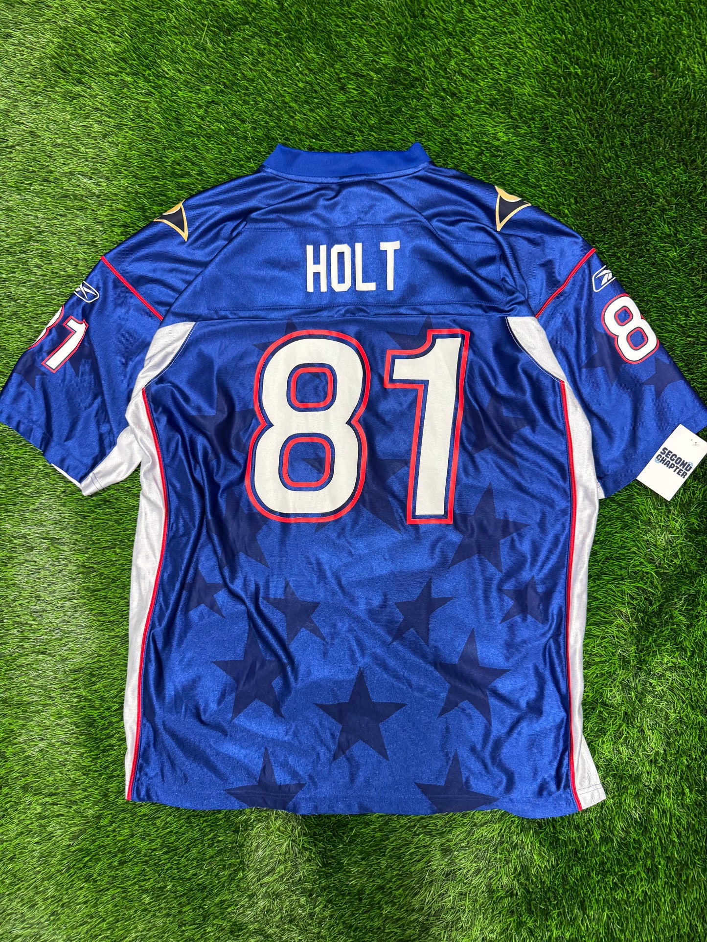 2004 St Louis Rams Pro Bowl Torry Holt #81 Reebok Jersey (XL)