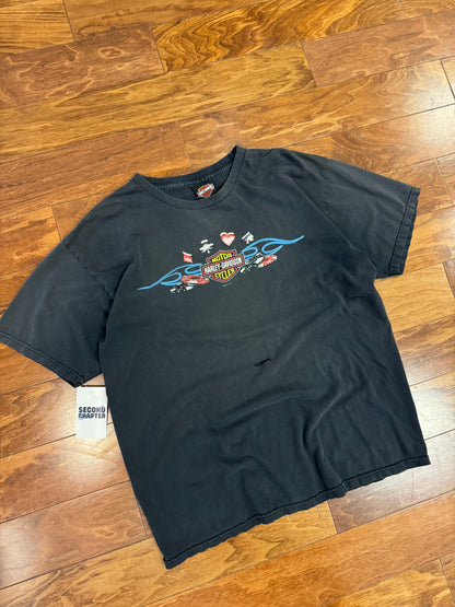2011 Harley Davidson Florida Distressed Poker Tee (L)