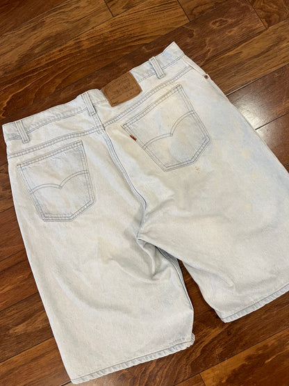 1994 Levi's 550 Orange Tab Jean Shorts (38)