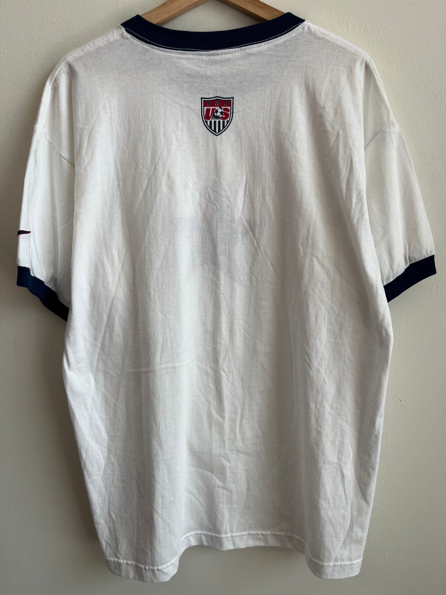 90s USA Soccer Nike Deadstock Ringer Tee (L)