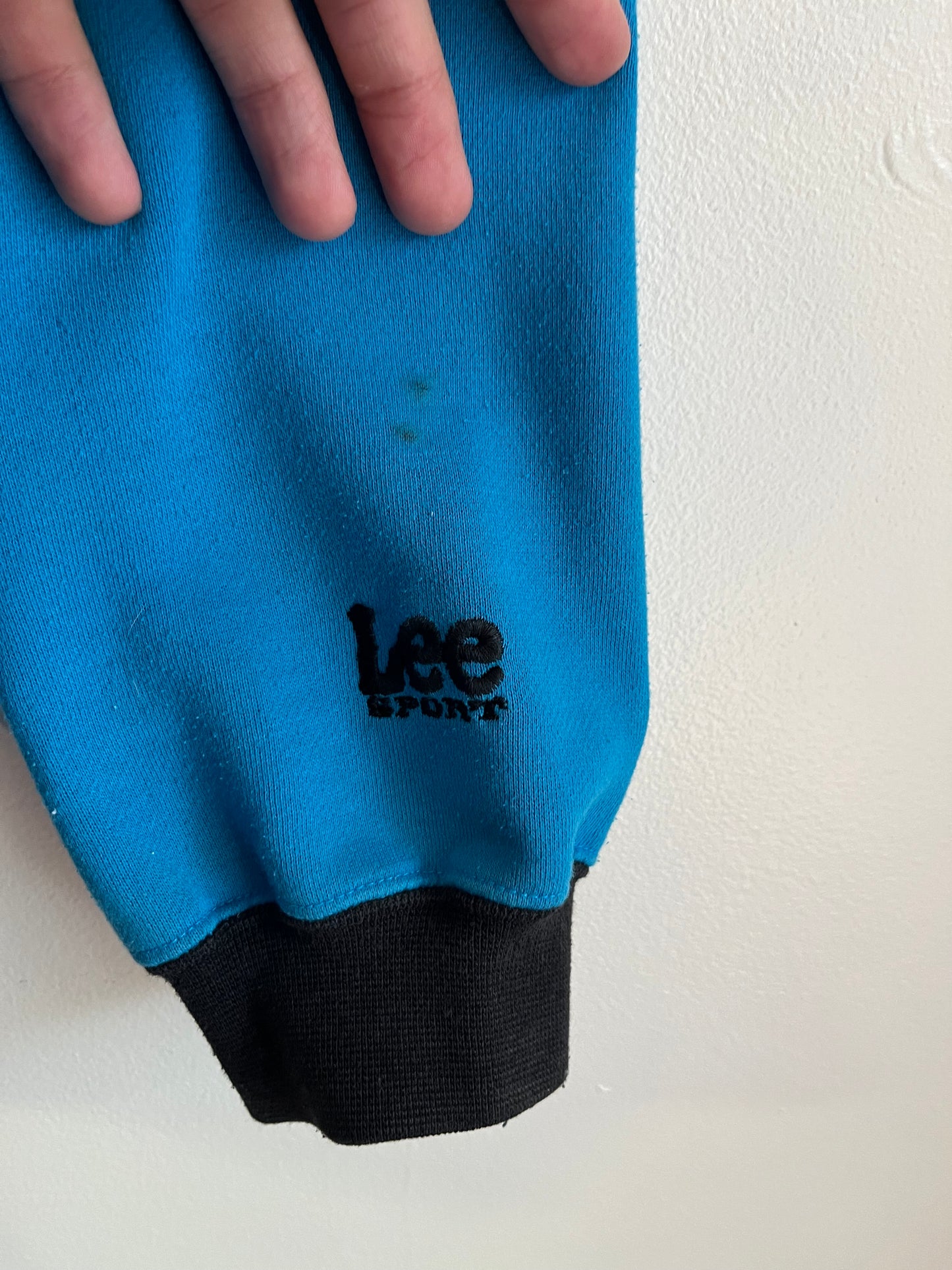 90s Carolina Panthers Blue Lee Sports Embroidered Crewneck (L)