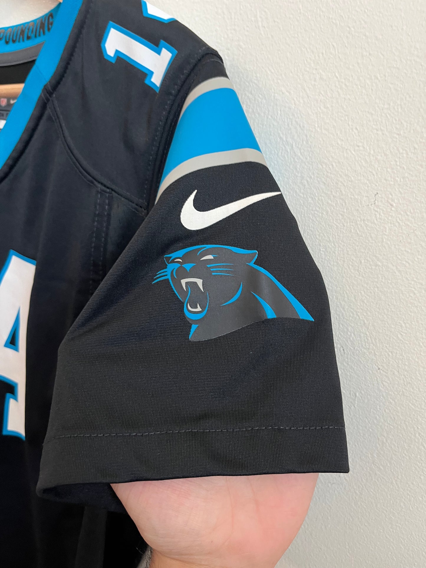 00s Carolina Panthers Sam Darnold Home Jersey (Women’s L)