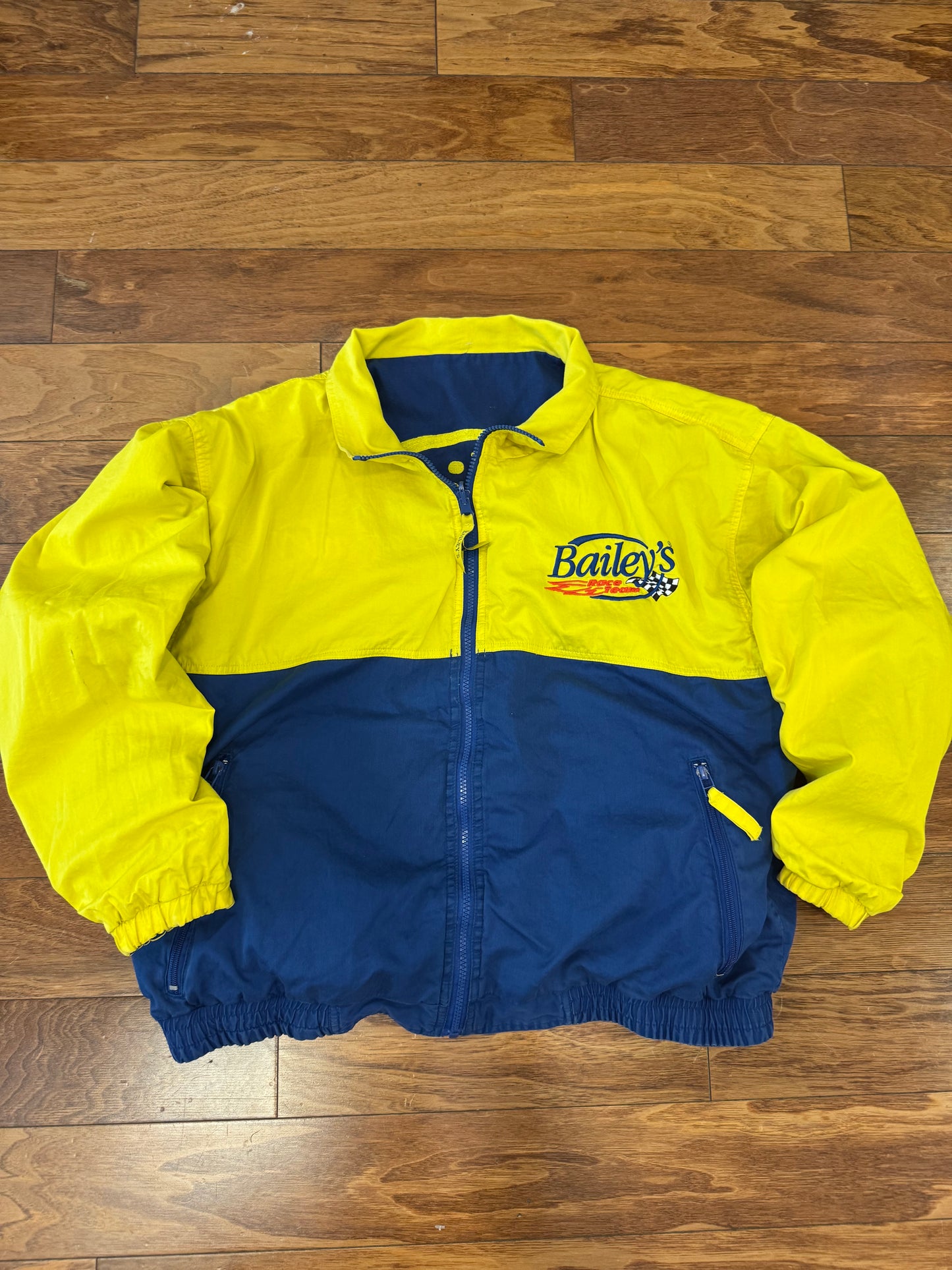 90s Bailey's Team Racing Reversible Vintage Jacket (XL)