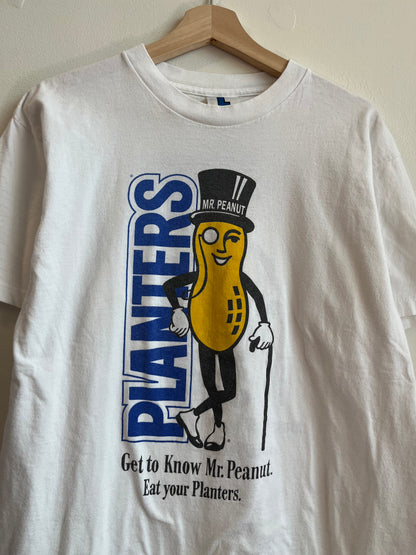 90s Mr. Peanut Planters Vintage Promo Tee (L)