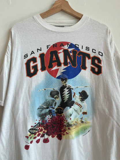1995 San Francisco Giants Grateful Dead Music Tee (XXL)