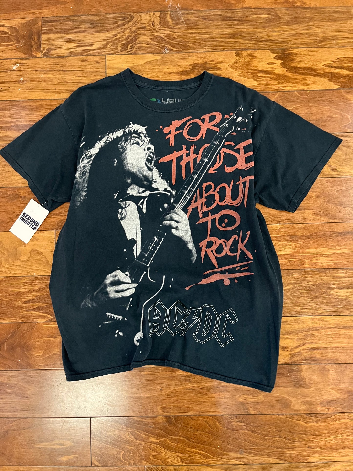 2004 ACDC Liquid Blue Band Tee (L)